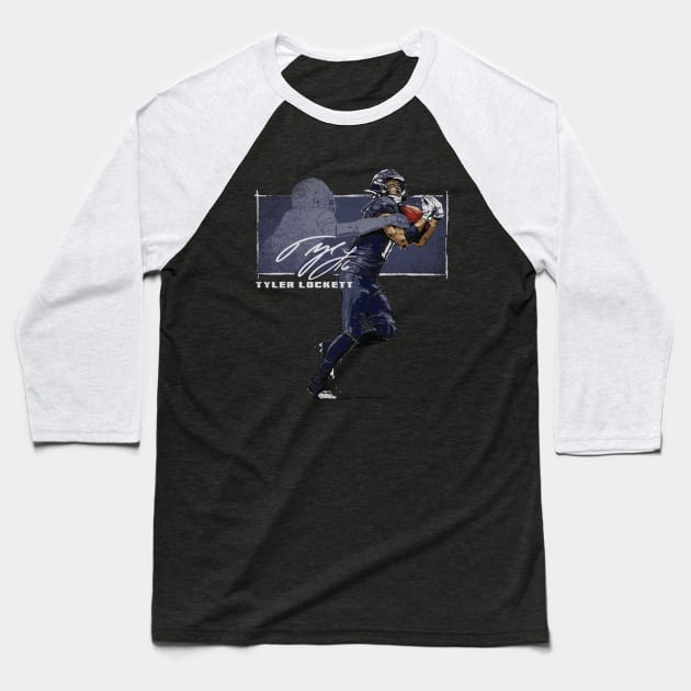 Tyler Lockett Seattle Catch Highlight Baseball T-Shirt by Chunta_Design